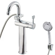 다인이엔지 두진 아담 311 탑볼 전용 세면 겸용 샤워 수전 크롬 방문설치, 1개