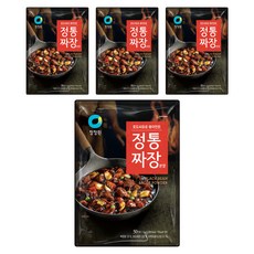 청정원 정통짜장 분말, 1kg, 4개