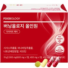 푸드올로지 버닝올로지 올인원 다이어트 보조제 19g, 10회분, 1개