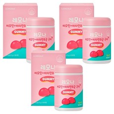 LEMONA 萊蒙娜 生物素維他命B群軟糖, 60顆, 3罐