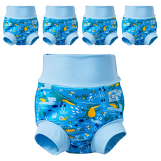 Splash About 3D加強版 游泳尿布褲 Crocodile Swamp圖案 XXL 2-3歲, 5件