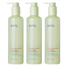 비알티씨 안티폴루션 블랙헤드 클렌징 오일, 3개, 300ml