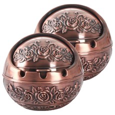 All Nine復古金屬菸灰缸 S, B 玫瑰金, 2個