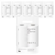 Saengong 生活工作所 可水洗廚房紙巾 基本款 70抽, 2入, 6個