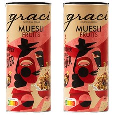 Graci Muesli穀物麥片 水果風味, 500g, 2罐
