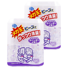 Lion Chemical 獅子化學 AQUAREFRE 大型除臭晶球 薰衣草香, 320g, 2瓶