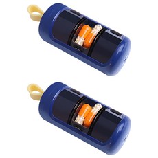 Itgom 便攜式迷你藥盒海軍藍, 2個