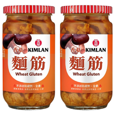 KIMLAN 金蘭 香菇麵筋, 396g, 2罐