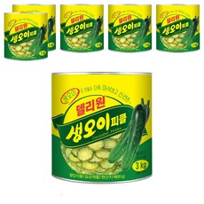 일미푸드 델리원 생 오이피클, 3kg, 6개
