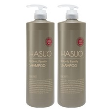 하수오 보타닉 패밀리 샴푸, 1L, 2개