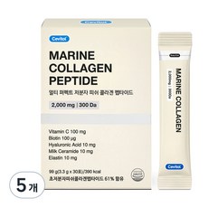 세비톨 멀티 퍼펙트 저분자 피쉬 콜라겐 펩타이드, 30회분, 5개