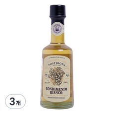 Postibona 頂級白巴薩米克醋, 3個, 250ml