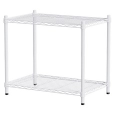 dayneeds 日需百備 輕型烤漆架 鐵力士架/收納層架/展示架/層架/鐵架, 白色, 2層