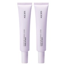 에이지투웨니스 시그니처 에센스 커버톤업 베이스 40ml, 03 퍼플, 2개