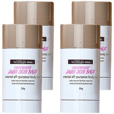 천연라이브 자운스킨밤 스틱형, 50g, 4개