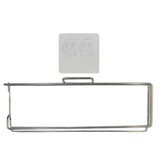 Easy 易立家 304不鏽鋼廚房紙巾架 免釘免鑽, 銀色, 1盒