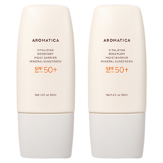 AROMATICA 活力迷迭香保濕屏障防曬霜, 50ml, 2個