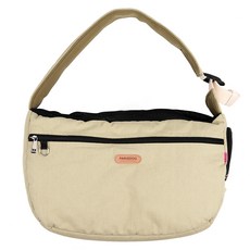 Paris Dog Pet Dear My Sling Bag, 淺褐色