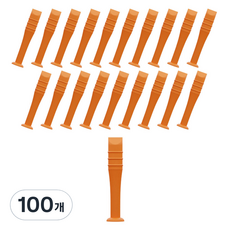 lens sonyeo 硬式隱形眼鏡專用吸棒, 100支, 橘色