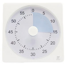 Yomopick 粉彩番茄鐘靜音方形視覺化料理學習計時器, 1個, 天空藍