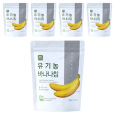 유가원 유기농 바나나칩, 5개, 400g