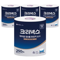 Kleenex 舒潔 單層空氣感壓紋大捲筒衛生紙, 250m, 3捲, 4袋