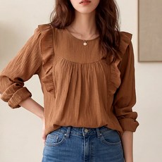 어썸풀 더리얼 프릴 블라우스