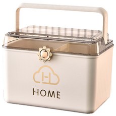 Pocoi 豪華麵包盒 營養品收納盒 白色, 1個