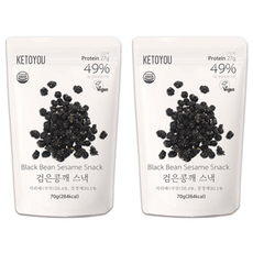 黑豆芝麻零食, 70g, 2個