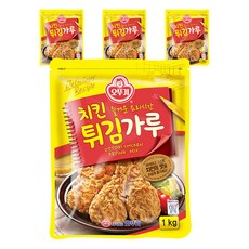오뚜기 치킨 튀김가루, 1kg, 4개