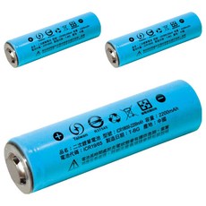iNeno 艾耐諾 18650 鋰單充電式電池, 3.7V, 2200mAh, ICR18650-2200mAh, 3個, 1入