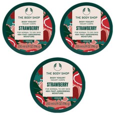 더바디샵 스트로베리 바디 요거트, 3개, 200ml