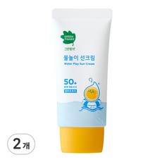 그린핑거 물놀이 선크림 워터프루프 SPF50+ PA++++, 2개, 50ml 2개, 50ml