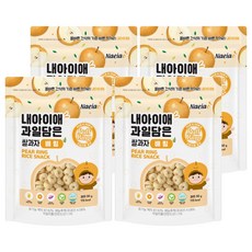 Naeiae 水果木糖醇米圈米餅, 水梨, 30g, 4個