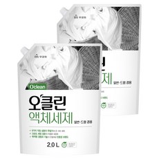 무궁화 오클린 액상 세탁세제 리필, 2L, 2개