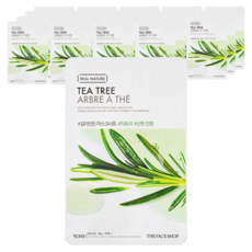 THE FACE SHOP 菲詩小舖 茶樹精華面膜, 1入, 20片