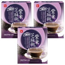 3點1刻 紫米芝麻糊, 26g, 5包, 3盒