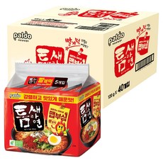 틈새라면 빨계떡 120g, 40개