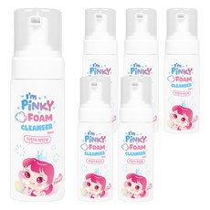 i'm pinky 兒童專用泡沫潔顏慕斯, 150ml, 6瓶