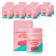 레모나 비오틴 비타민B군 구미, 60정, 12개