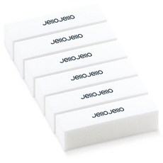 Jello Jello 磨甲塊 L號, 白色, 6個