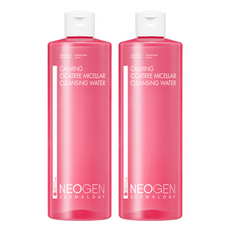 네오젠 카밍 시카트리 미셀라 클렌징 워터, 400ml, 2개