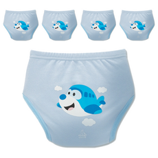 agazzang Friendly 6層如廁訓練褲, 飛機(天藍色), 5個