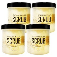Estesophy 身體磨砂鹽皂姜, 1kg, 4個