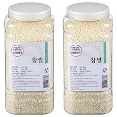 월그그린 싱싱영양통 찹쌀, 2kg, 2개