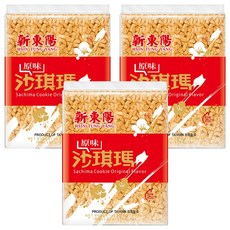 新東陽 原味沙琪瑪 台灣製造, 360g, 3袋
