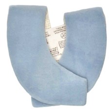 SANKO 馬桶絨毛除臭坐墊 素面絨毛款, 9.5 x 40cm, 藍色, 1個