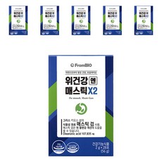 프롬바이오 정품 위건강엔 매스틱X2, 56g, 6개