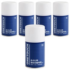 순수니아 자동차 실내 에어컨 담배 냄새 제거 탈취제 160ml, 1개입, 5개