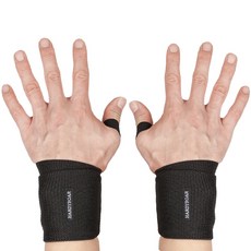 HARDYROAR 小Logo護腕 護腕帶 雙手組, 1套, 黑色